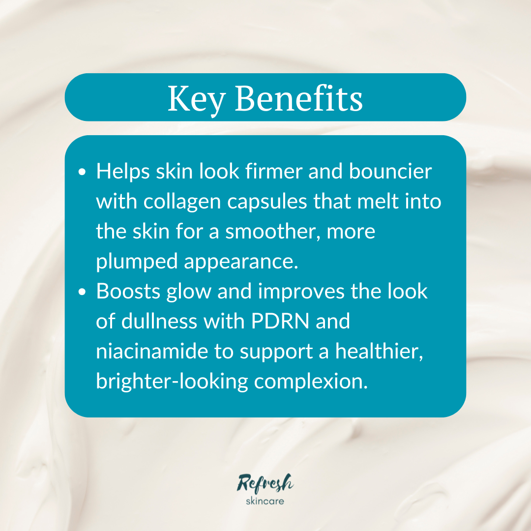Medicube PDRN Pink Collagen Capsule Cream 55g key benefits