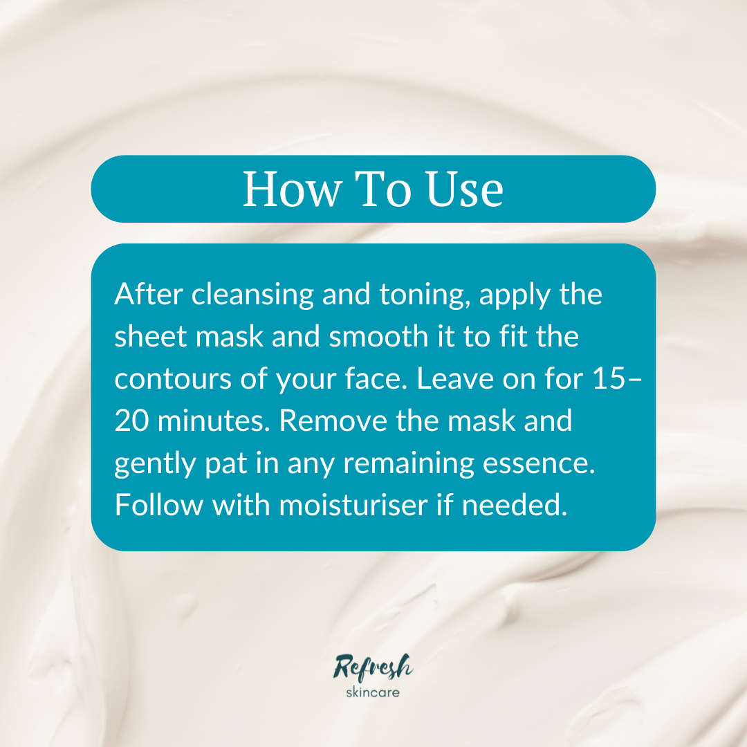 Abib Gummy Sheet Mask Heartleaf Sticker 35g directions on how to use.