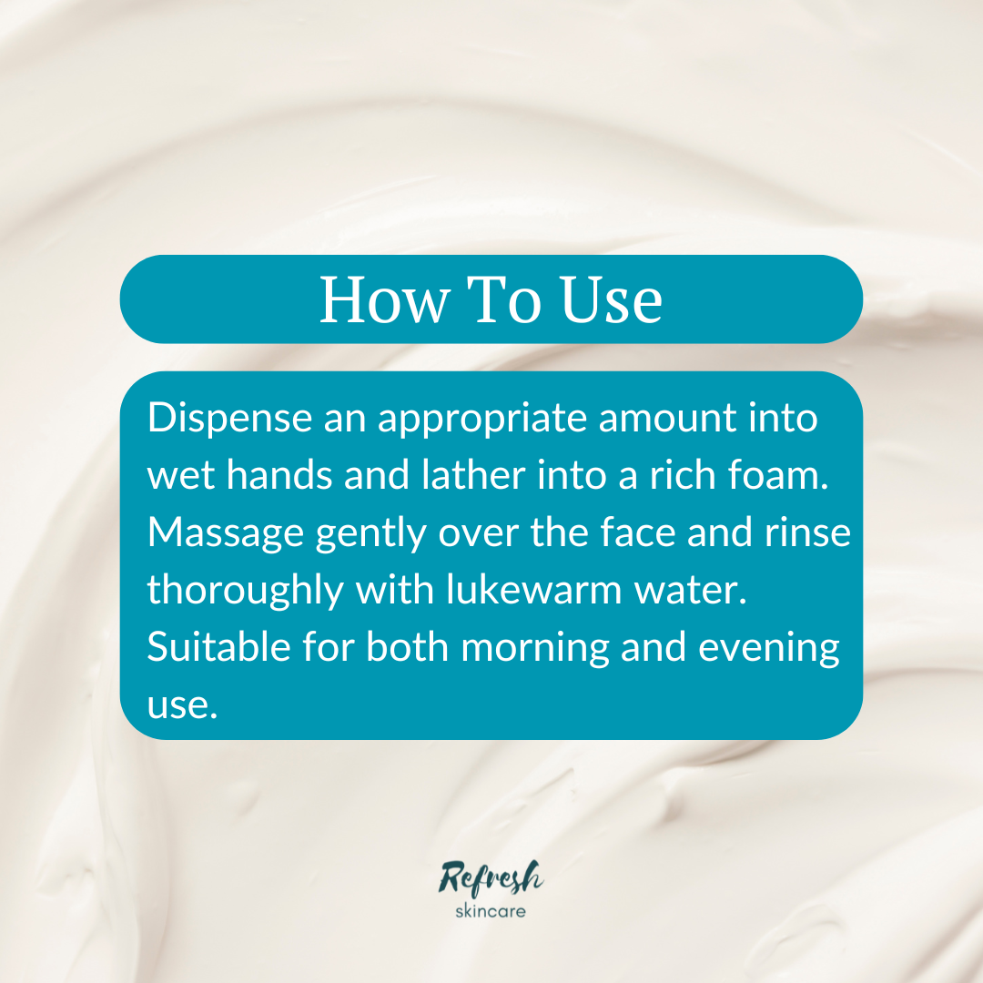 Torriden DIVE-IN Low Molecular Hyaluronic Acid Cleansing Foam 150ml directions on how to use.