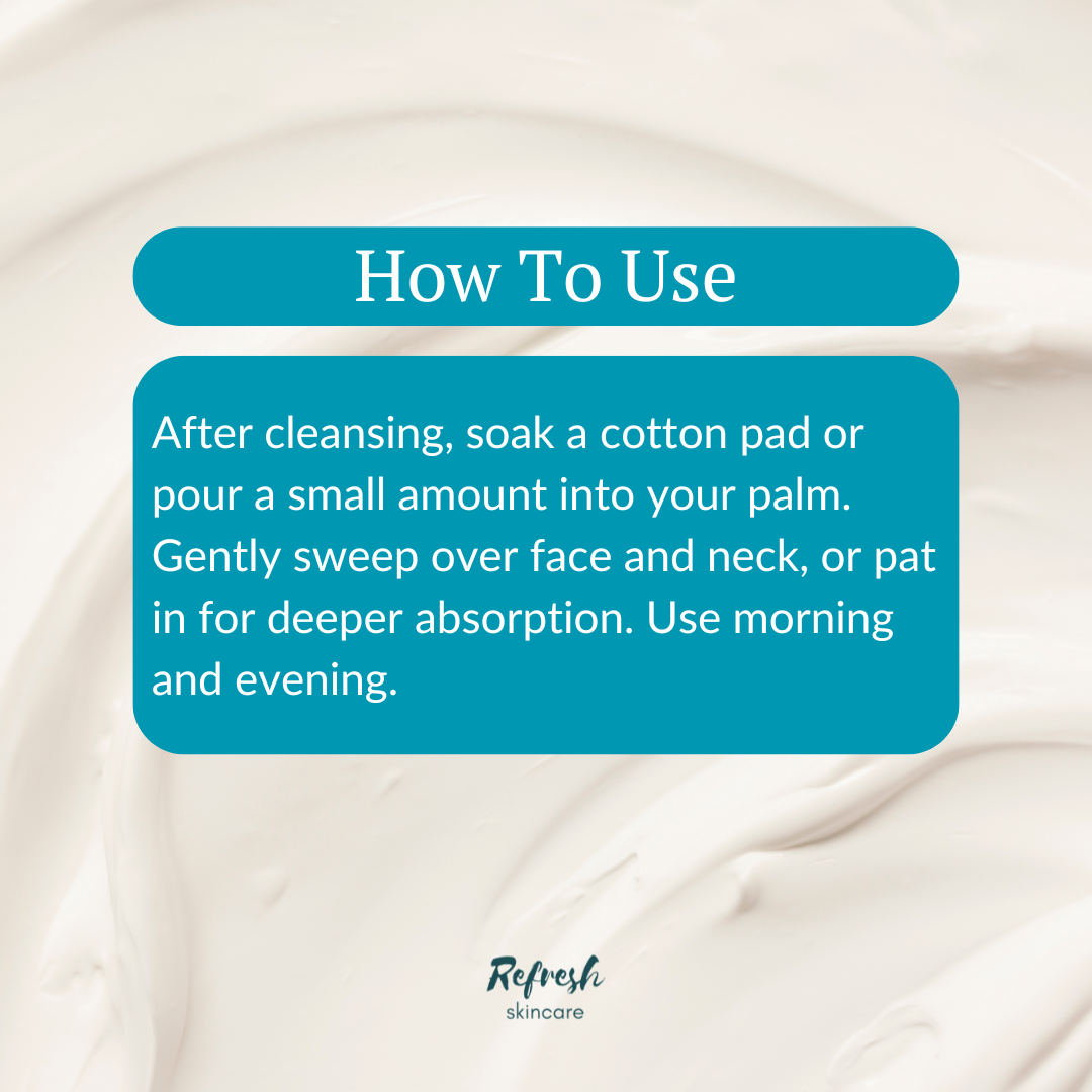 Rovectin Cica Care Purifying Toner 260ml directions on how to use.