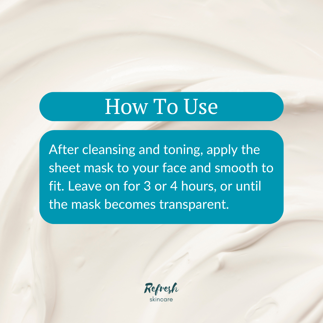 Biodance Hydro Cera-Nol Real Deep Sheet Mask 34g directions for how to use.