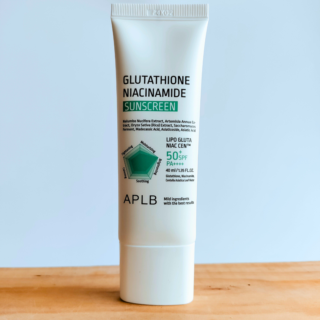 APLB Glutathione Niacinamide Sunscreen SPF50+ PA++++ 40ml tube only