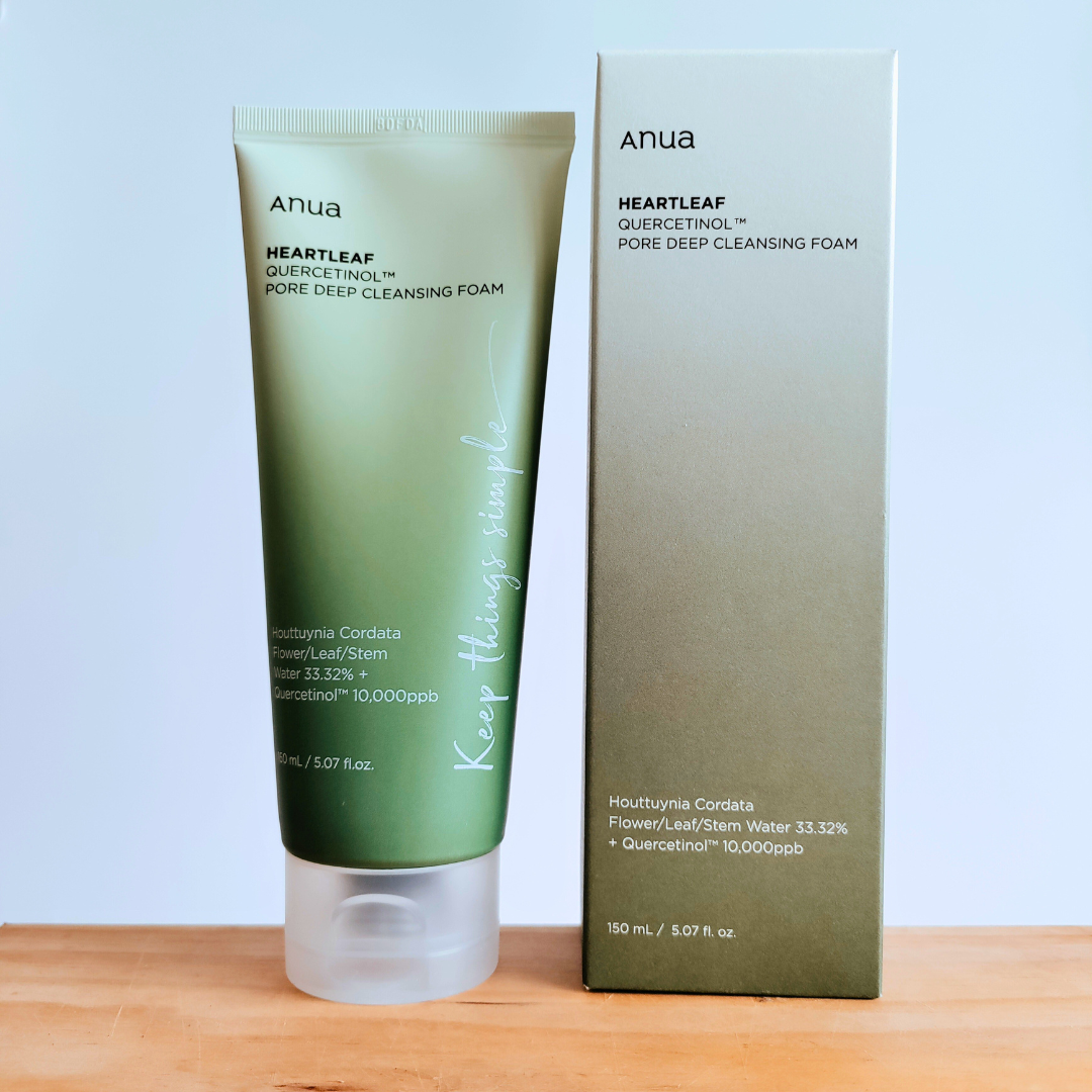 Anua Heartleaf Quercetinol Pore Deep Cleansing Foam 150ml packing