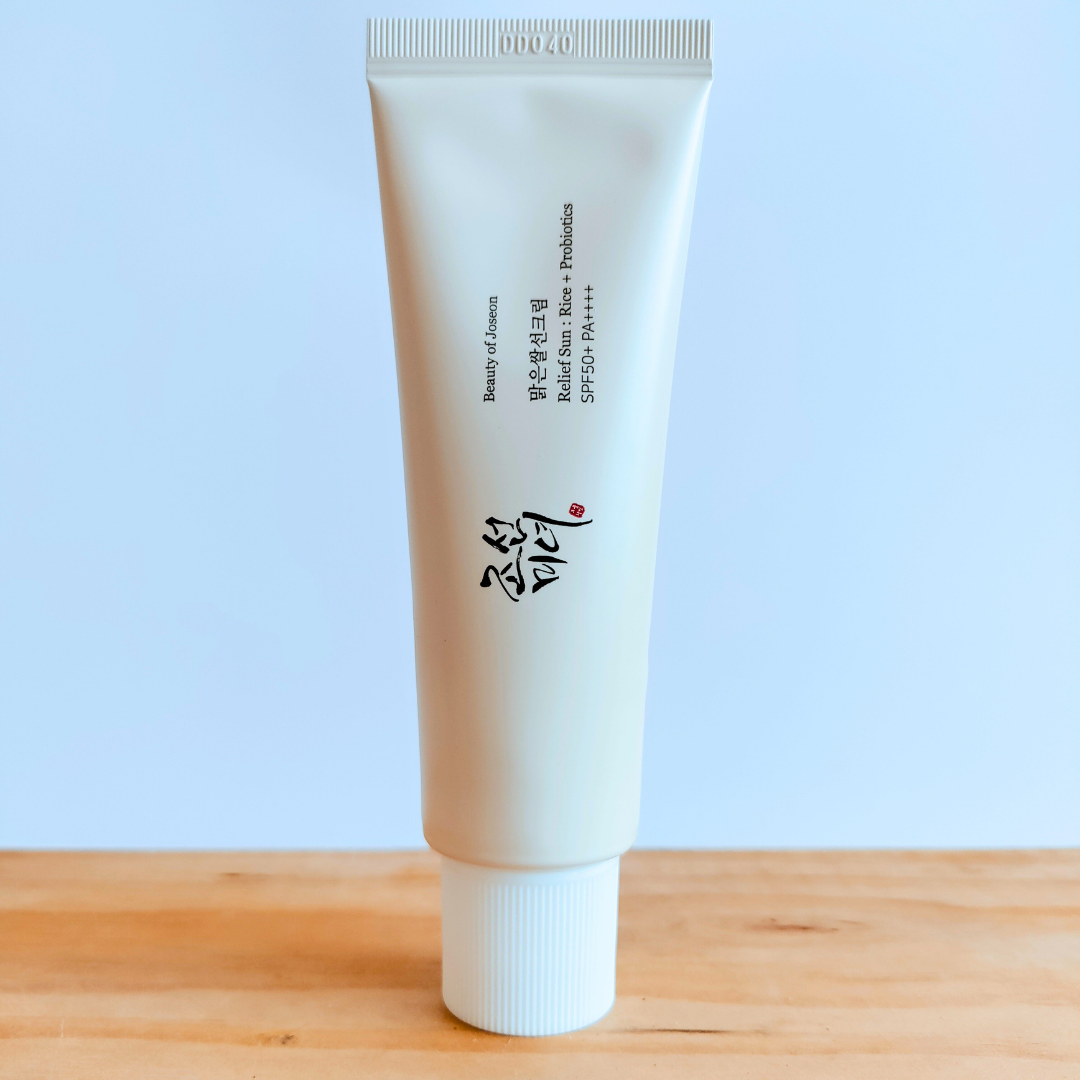 Beauty of Joseon Relief Sun Rice Probiotics SPF50+ PA++++ front of tube