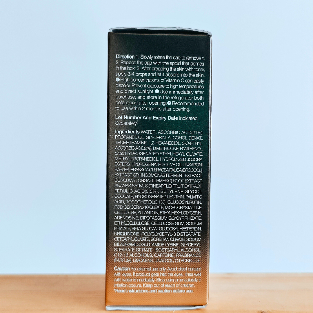 Medicube AGE-R Vita C Pro Ampoule 20ml instructions