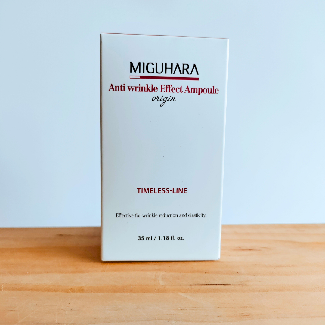 Miguhara Anti Wrinkle Effect Ampoule Origin 35ml packaging box