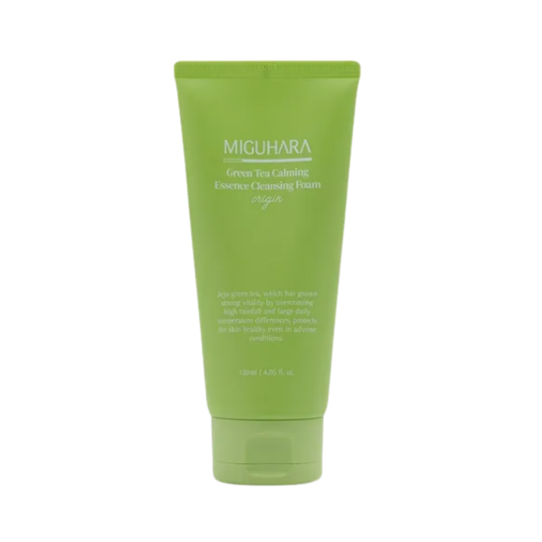 Miguhara Green Tea Calming Essence Cleansing Foam Origin 120ml available in the UK