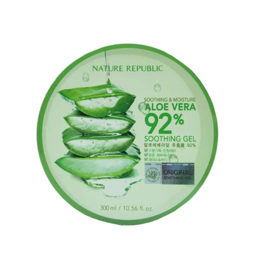 Nature Republic Soothing & Moisture Aloe Vera 92% Soothing K-Beauty Korean Skincare UK