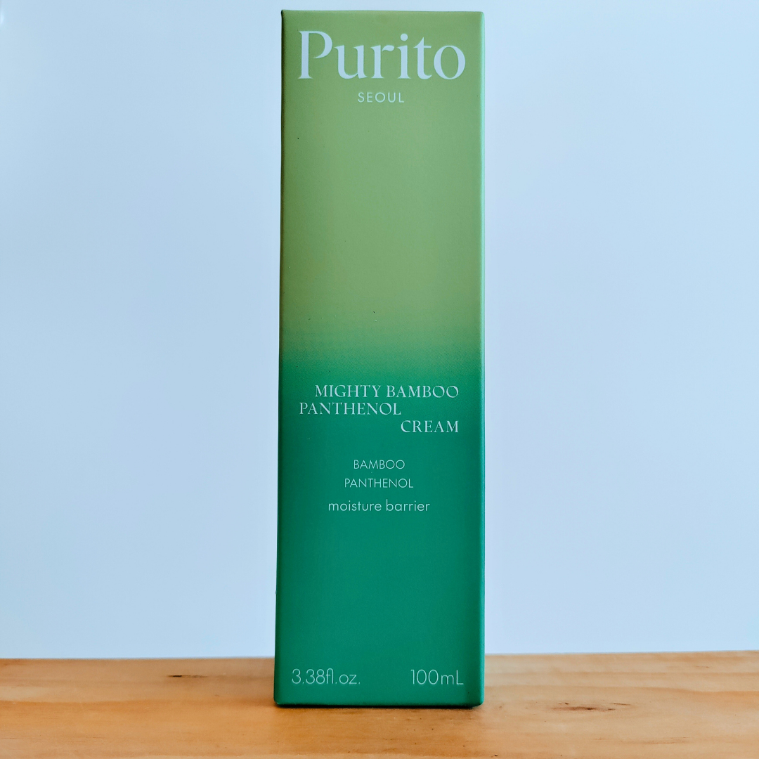 Purito Mighty Bamboo Panthenol Cream 100ml front of box