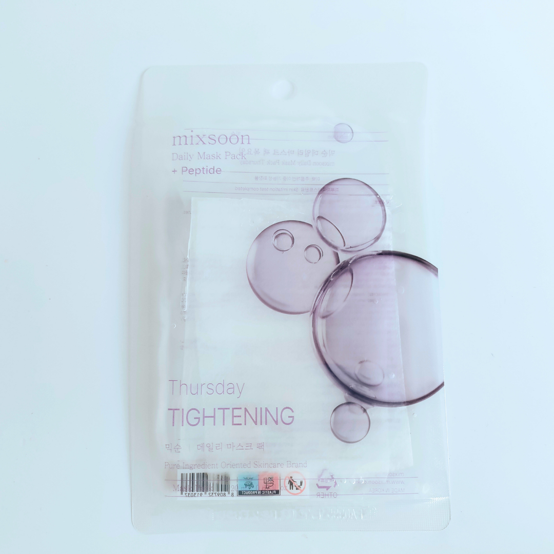 Mixsoon Daily Mask Weekly Care Set peptide