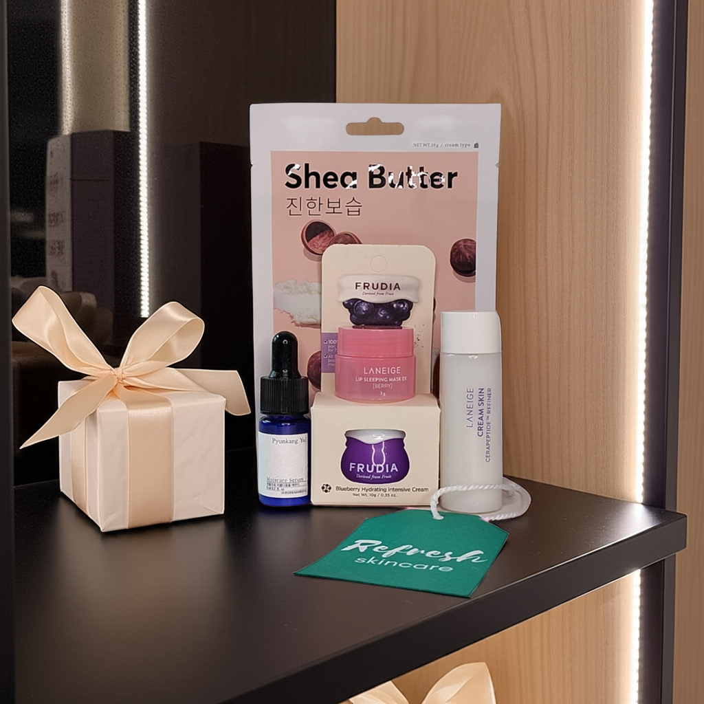 K-Beauty Hydrating Gift Set on a shelf