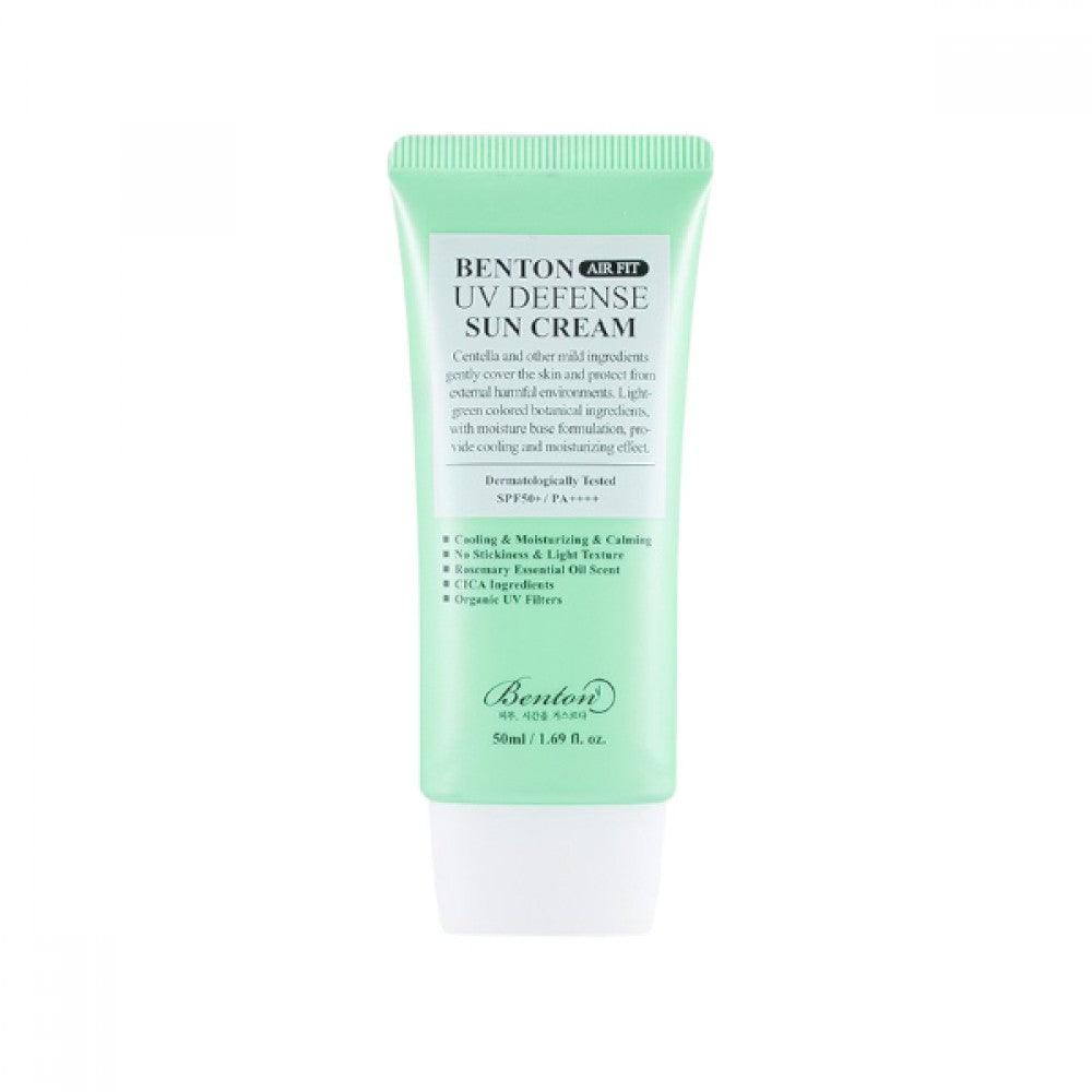 benton air fit uv defense sun cream korean k-beauty skincare uk