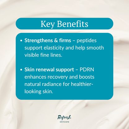 Medicube PDRN Pink Peptide Serum 30ml key benefits. 