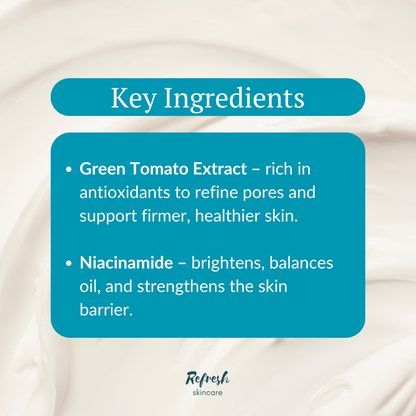 SUNGBOON EDITOR Green Tomato Pore Lifting Ampoule+ 30ml key ingredients. 