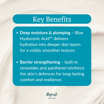 Laneige Water Bank Blue Hyaluronic Moisturizer Cream 50ml key beneifts