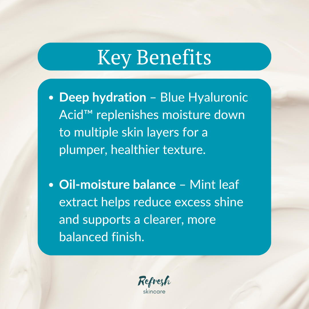 Laneige Water Bank Blue Hyaluronic Gel Cream 50ml key benefits. 