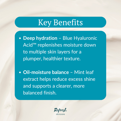 Laneige Water Bank Blue Hyaluronic Gel Cream 50ml key benefits. 