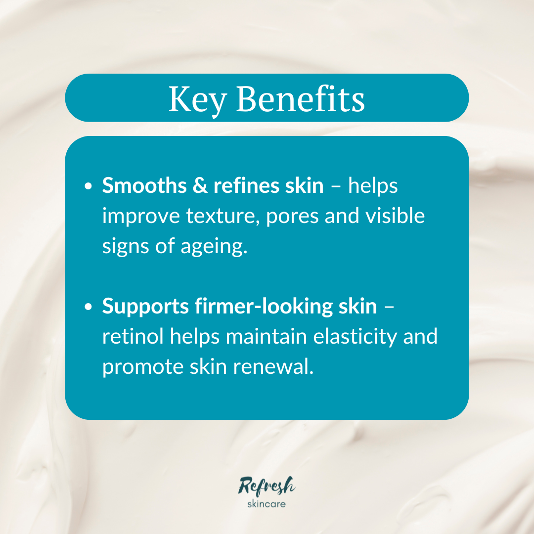 Missha Time Revolution Retinol 500 Shot Cream key benefits