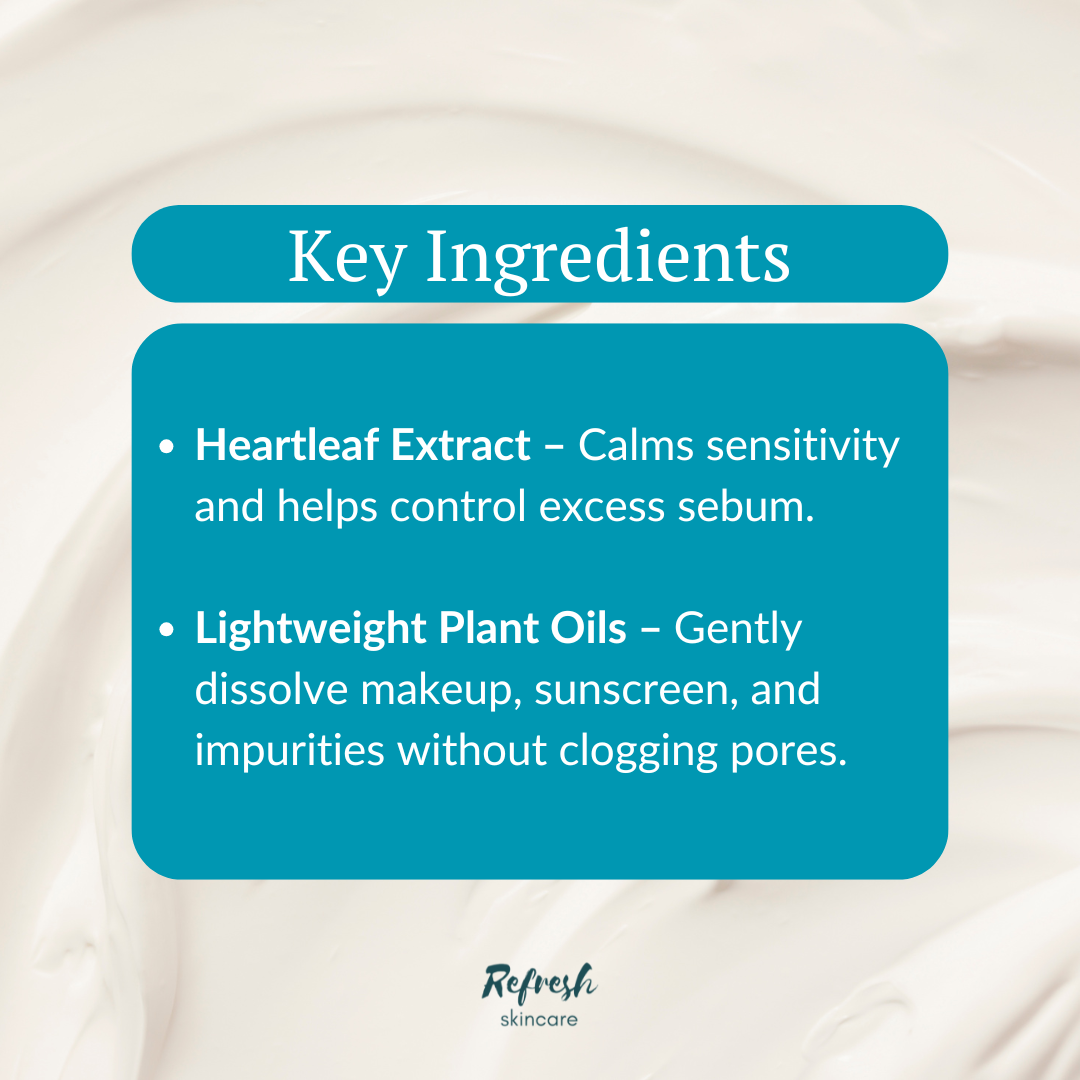 Anua Heartleaf Pore Control Cleansing Oil 200ml key ingredients.