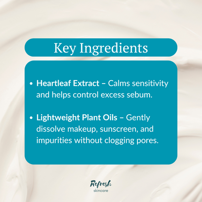 Anua Heartleaf Pore Control Cleansing Oil 200ml key ingredients.