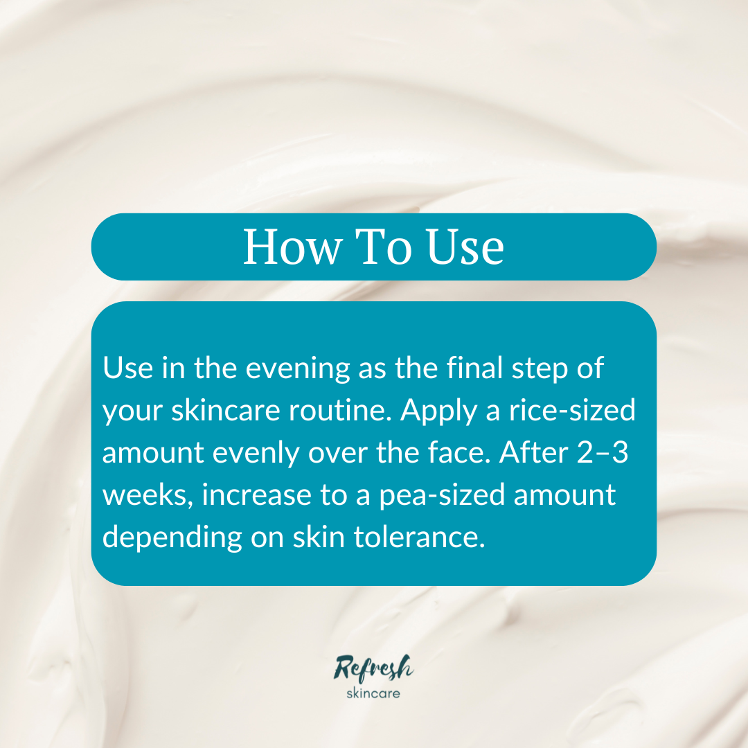 VT Cosmetics Cica Reti-a Cream 0.05 30ml directions on how to use. 