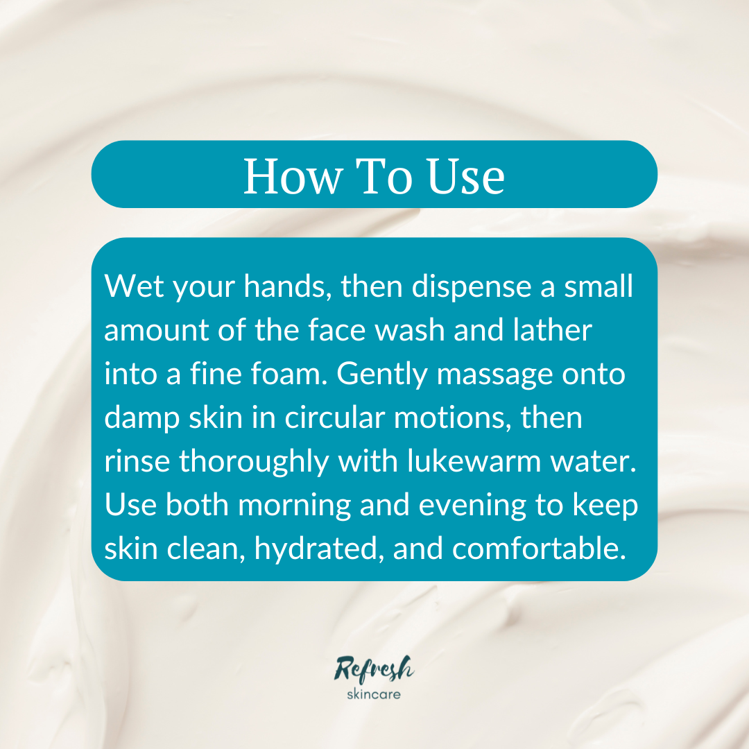 Hada Labo Gokujyun Super Hyaluronic Face Wash 100g directions on how to use. 