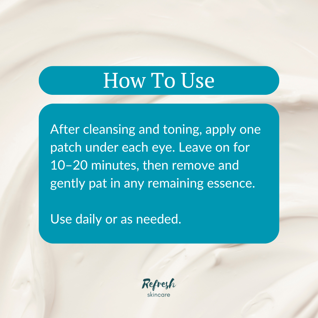 Abib Collagen Eye Patch Jericho Rose Jelly 60 pcs directions on how to use. 