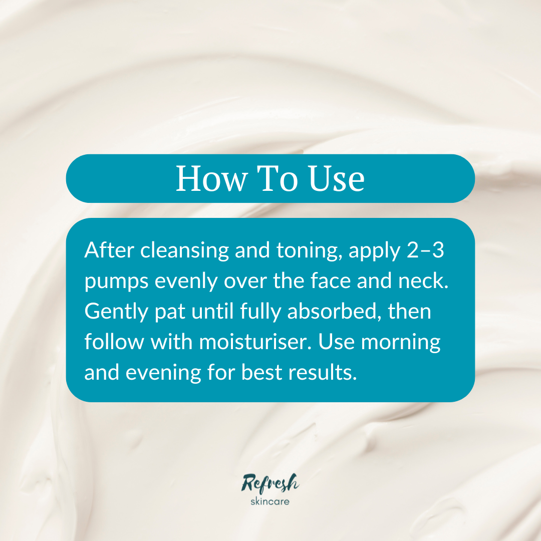 Medicube PDRN Pink Peptide Serum 30ml directions on how to use.