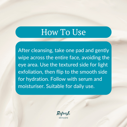 COSRX One Step Original Clear Pad 140ml direction on how to use. 