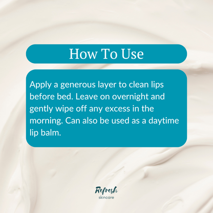 Laneige Lip Sleeping Mask Peach Ice Tea 20g directions on how to use. 