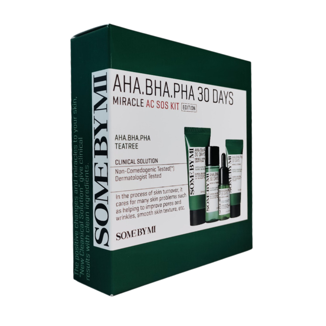 Some By Mi AHA, BHA, PHA 30 Days Miracle AC SOS Kit Box