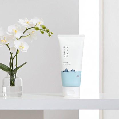 Round Lab 1025 Dokdo Cleanser Foam 150ml on a shelf. 