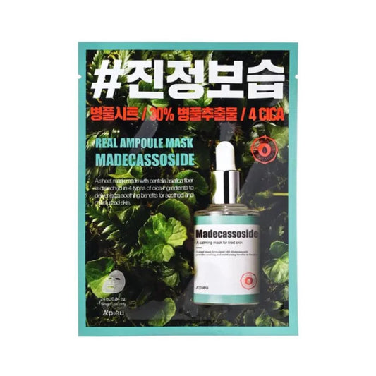 apeiu real ampoule mask madecassoside k-beauty korean skincare uk
