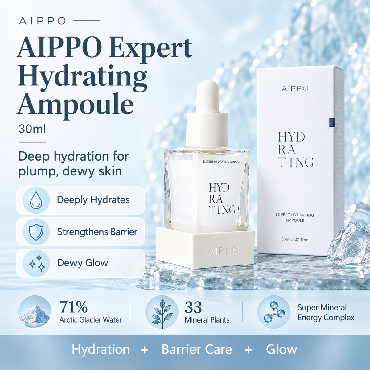 Aippo Hydrating Ampoule Benefits
