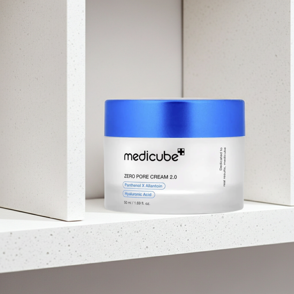 Medicube Zero Pore Cream 2.0 50ml on a shelf