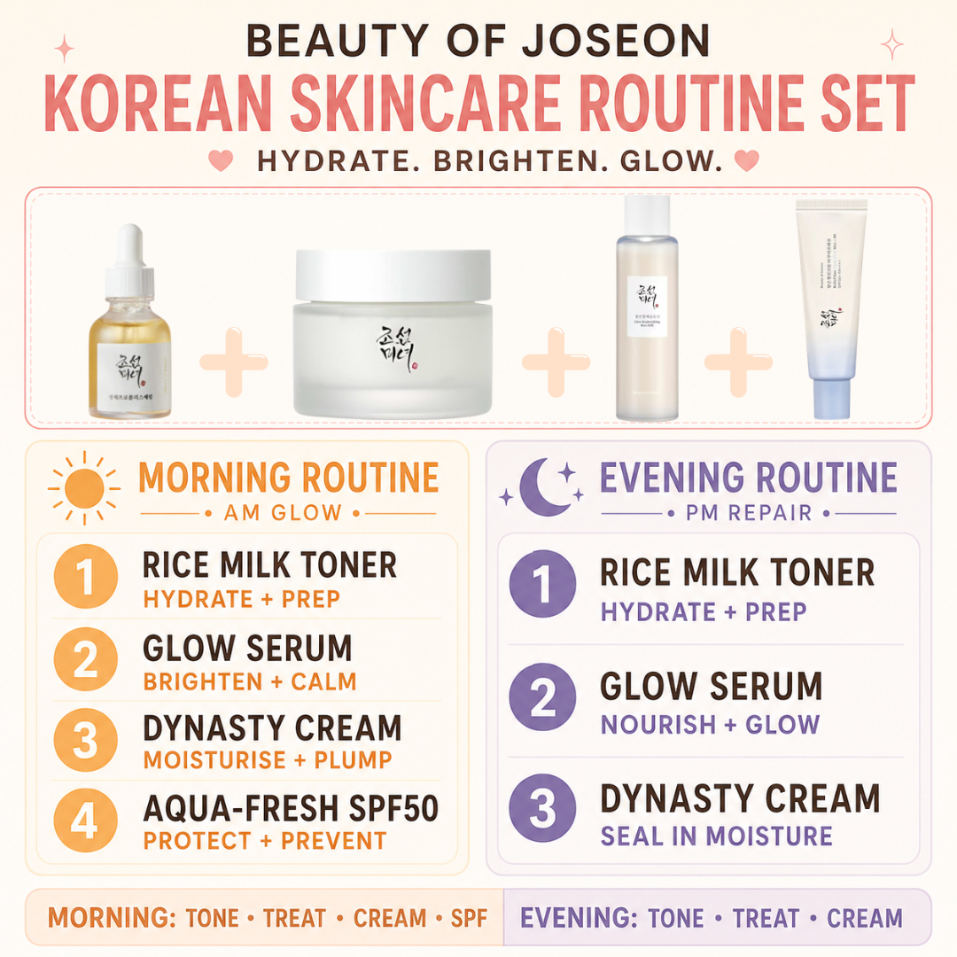 Korean Skincare Routine Set