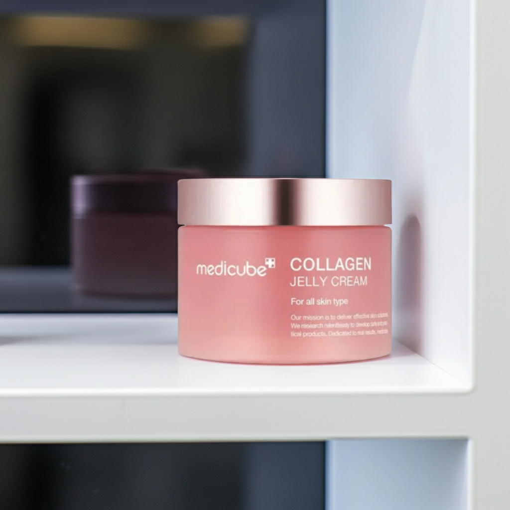 Medicube Collagen Jelly Cream 110ml on a shelf