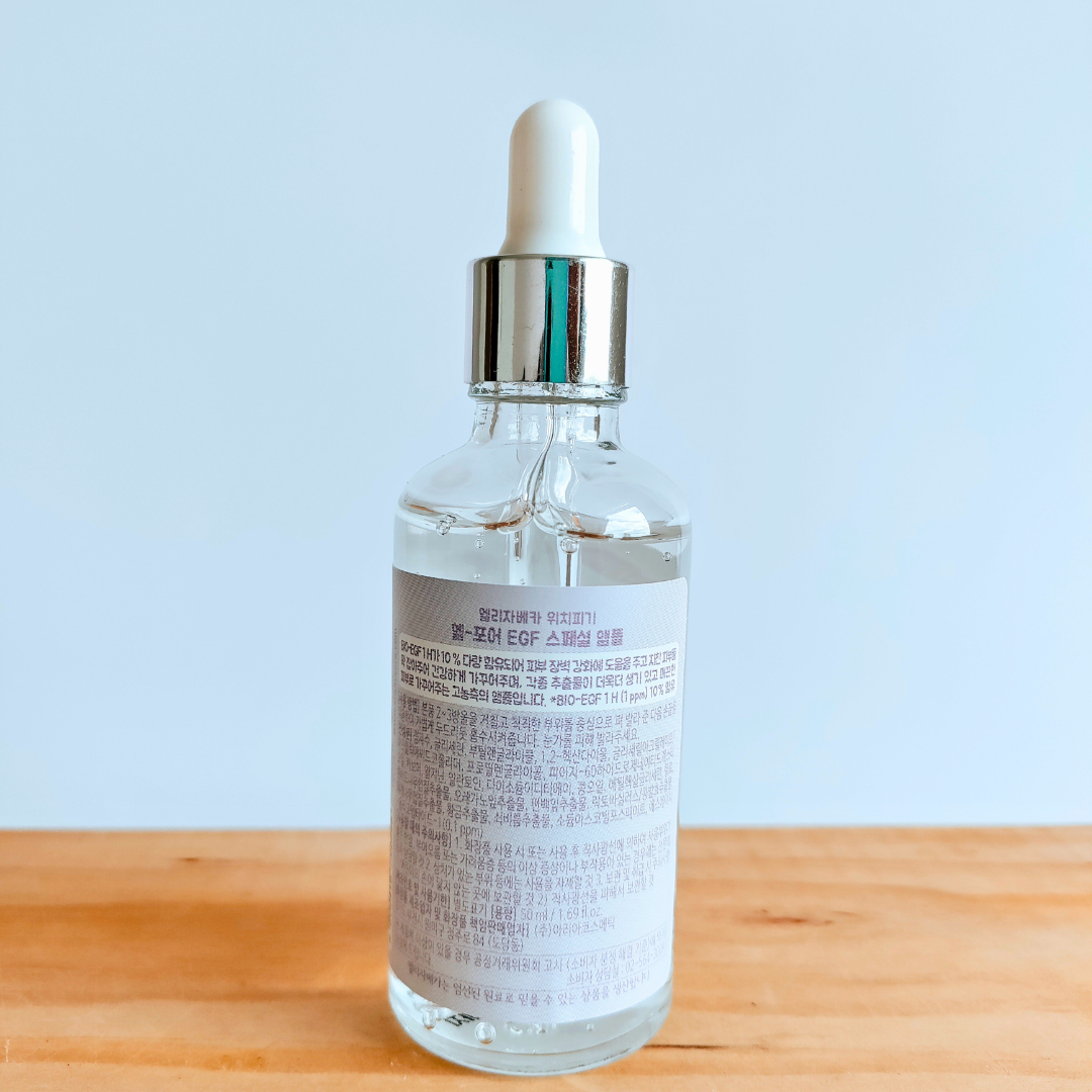 Elizavecca Witch Piggy Hell-Pore EGF Special Ample 50ml back of bottle