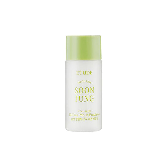 Etude Soon Jung Centella 10 Free Moist Emulsion 15ml mini k-beauty korean skincare uk