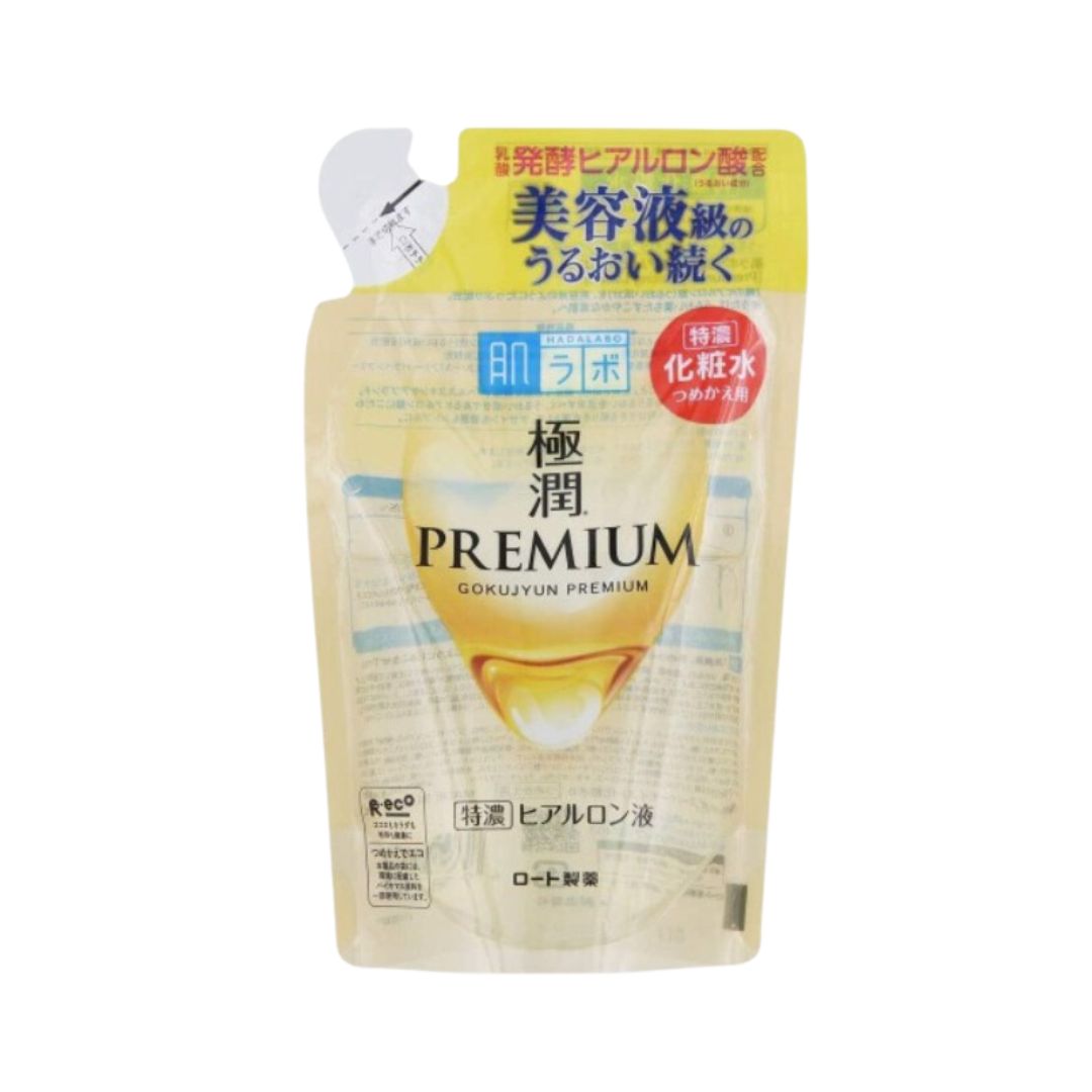Hada Labo Gokujyun Premium Emulsion Refill 140ml K-Beauty Korean Skincare UK