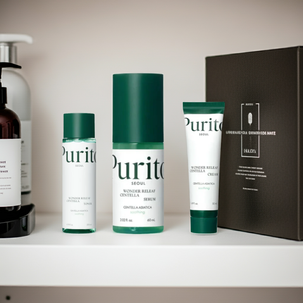 Purito Seoul Wonder Releaf Routine Pack on  shelf