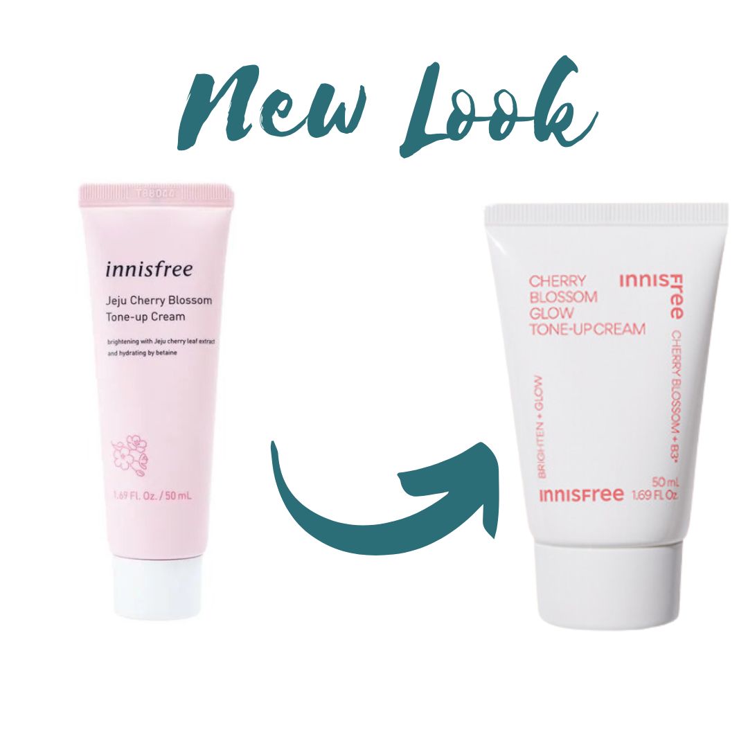 Innisfree Jeju Cherry Blossom Glow Tone Up Cream Tube 50ml Korean K-beauty Skincare UK