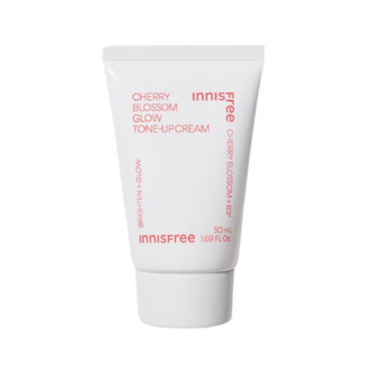 Innisfree Jeju Cherry Blossom Glow Tone Up Cream Tube 50ml K-beauty Korean Skincare UK