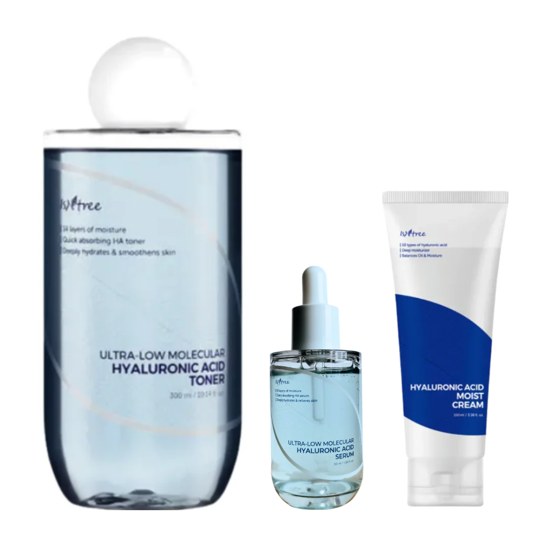 Isntree Hyaluronic Acid Skincare Routine Set UK