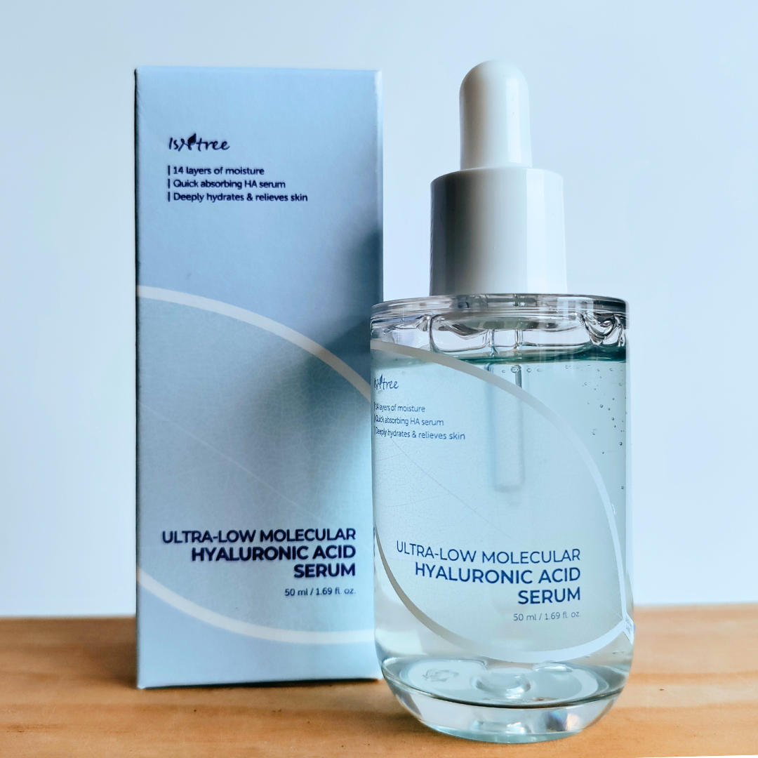 Isntree Ultra-Low Molecular Hyaluronic Acid Serum 50ml with packaging