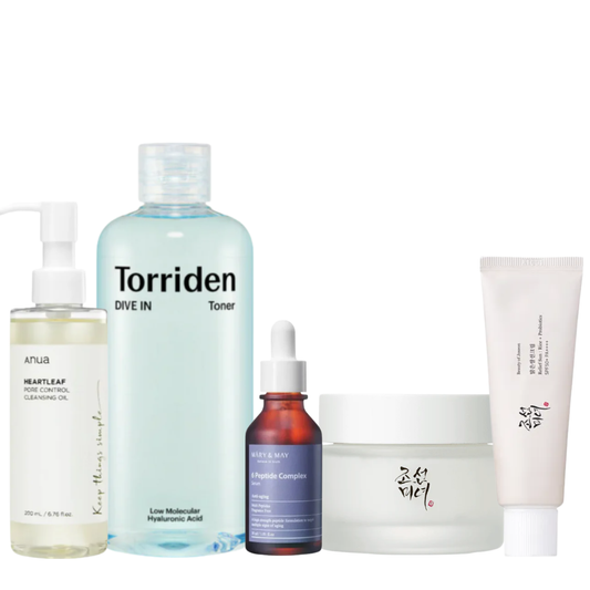Complete Korean skincare routine starter set