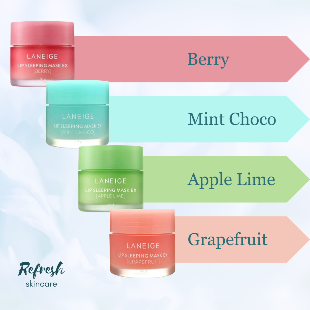 Laneige Lip Sleeping Mask Set contents of gift pack