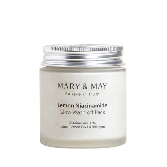 Mary&May Lemon Niacinamide Glow Wash Off Mask Pack 125g UK