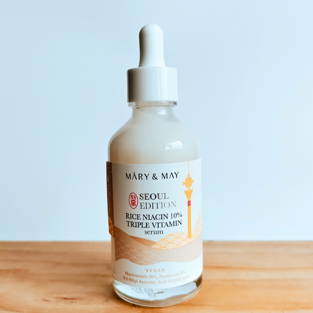 Mary & May Rice Niacin 10% Triple Vitamin Serum Seoul Edition 80ml bottle