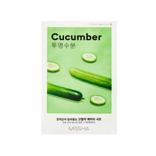 Missha Airy Fit Cucumber Sheet Mask Korean skincare K-beauty UK